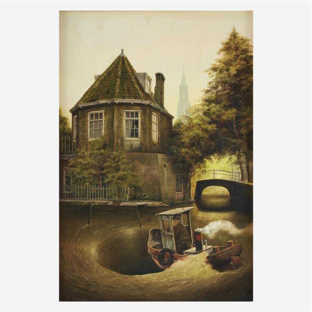 Theo Voorzaat comparable auction result: theo voorzaat dutch b 1938 no return xii