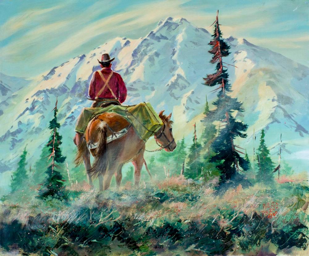 Phil Tyler (Oregon,1914-1983) oil painting sold by Broward Auction Gallery LLC, lot 59 — auction record photograph