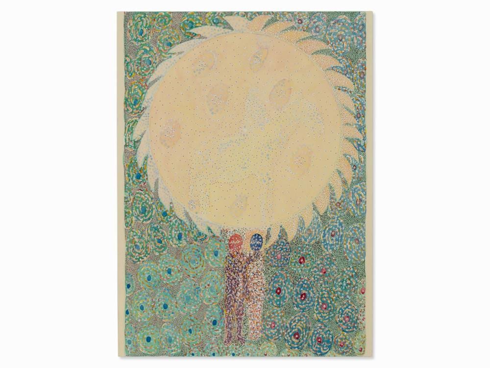 Johannes Dörflinger comparable auction result: johannes d rflinger b 1941 a sun xviiii study 1972