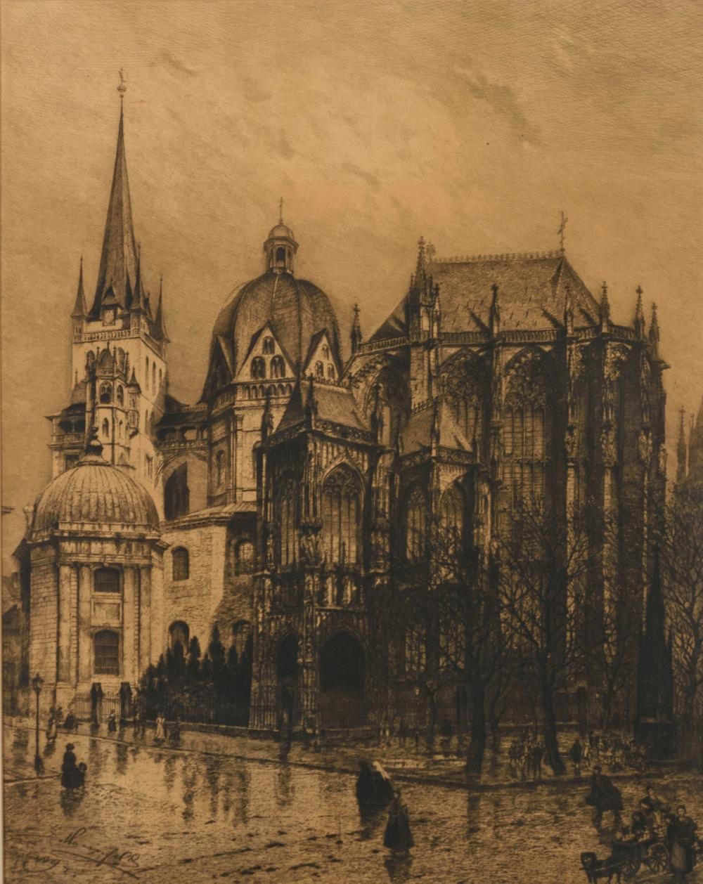 Bernhard Mannfeld comparable auction result: dom zu aachen