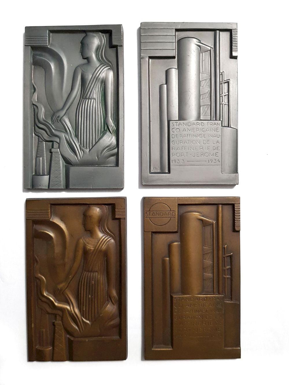 Gusztáv Miklós comparable auction result: gustave miklos 1888 1967 plombs et premi re preuve approuv e pour les plaques comm moratives de l
