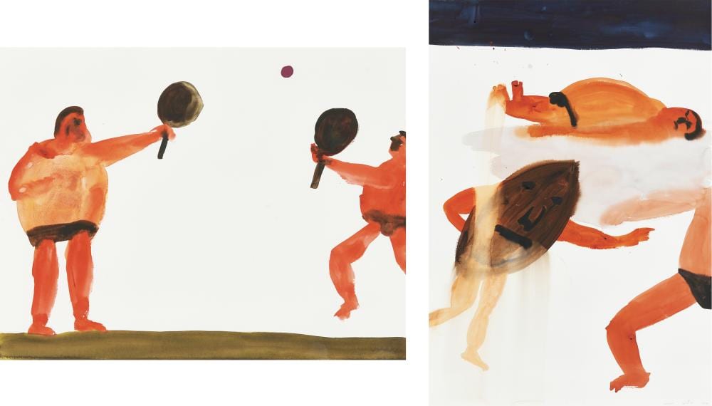 georgina gratrix beach bat and rugby man a pair · Aspire Art · 2021-03-04 Georgina Gratix comparable auction result: georgina gratrix beach bat and rugby man a pair