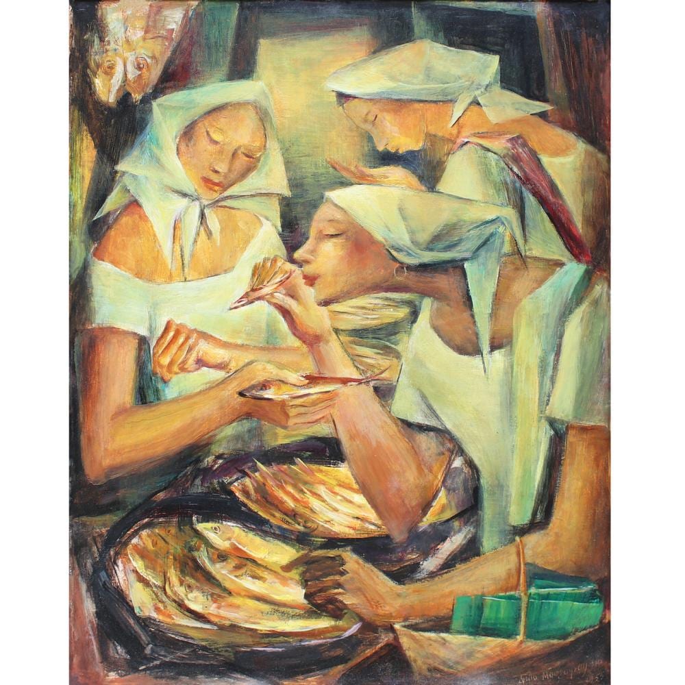 Anita Magsaysay-Ho (1914 - 2012) - Tinapa Vendors comparable sale