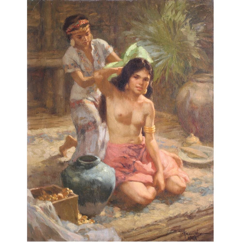 Fernando Amorsolo (1892 - 1972) - Princess Urduja comparable sale