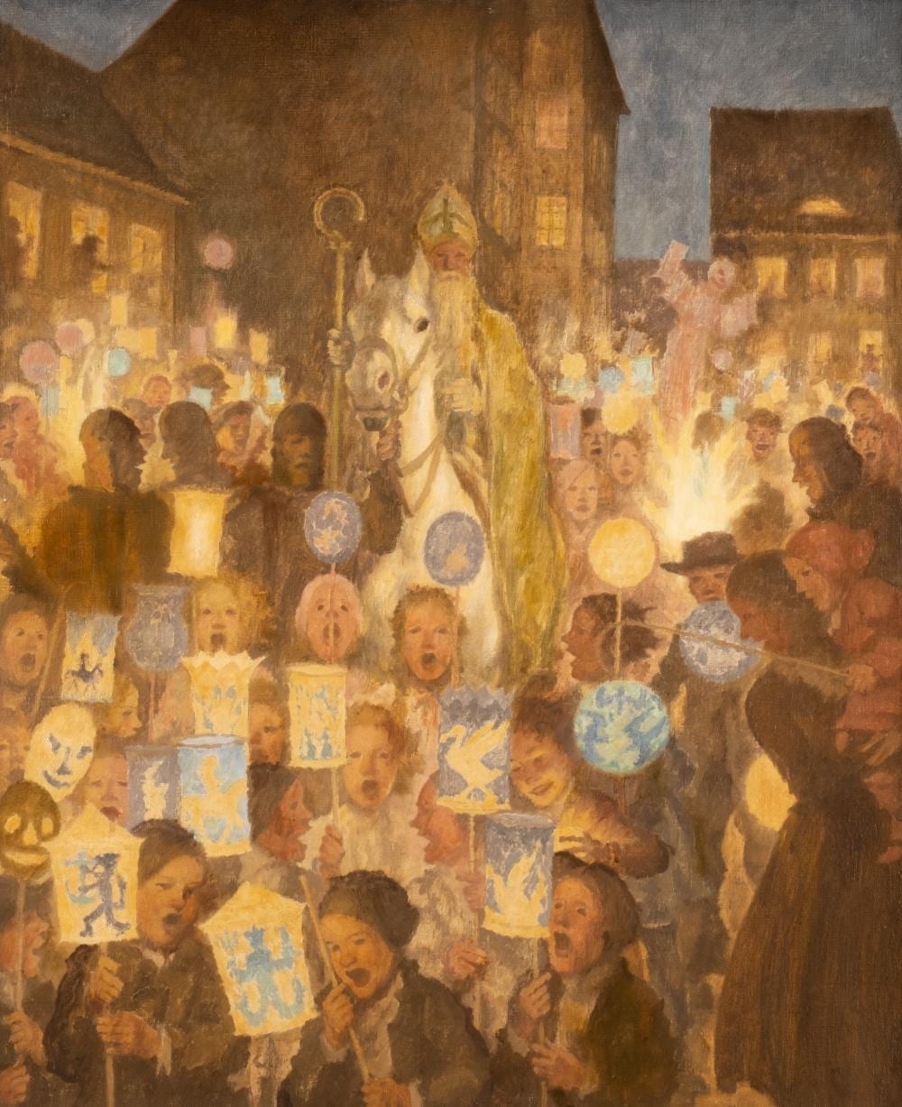 Adolf Münzer comparable auction result: martinszug 1934