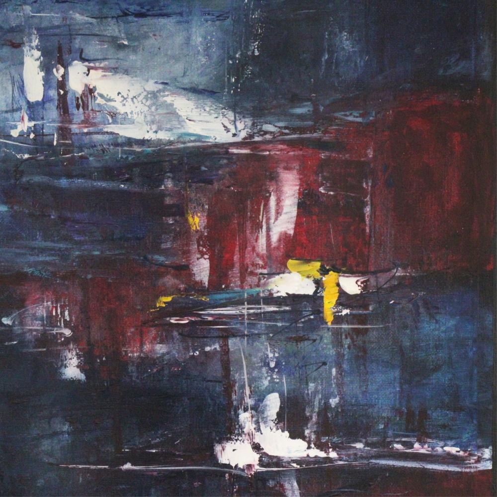 christian nesvadba red blue abstract · Litchfield Auctions · 2021-02-24 Christian Nesvadba comparable auction result: christian nesvadba red blue abstract