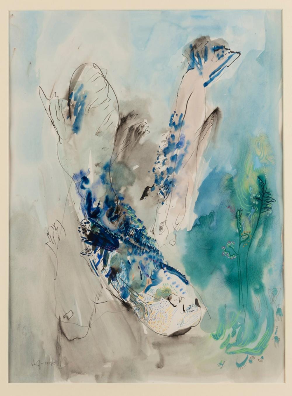 leif nilsson born 1937 figure in landscape 1970 · Gibson's · 2021-02-22 Leif Nilsson comparable auction result: leif nilsson born 1937 figure in landscape 1970