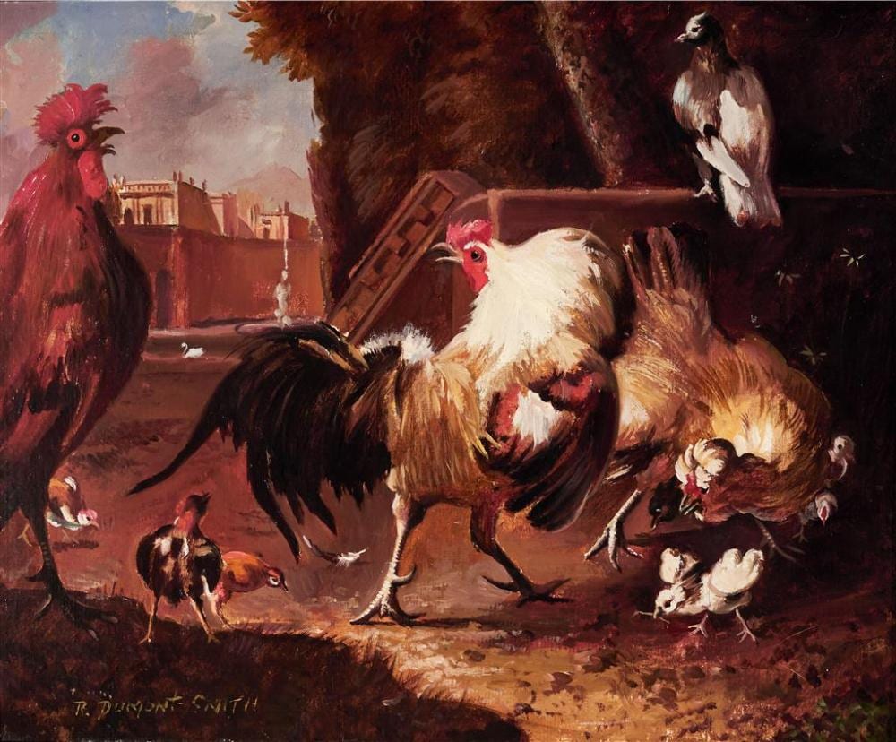 robert dumont smith 1908 1994 cockerels chicks a pigeon 24 x 29 cm frame 38 x 43 x 4 cm · Lawsons · 2021-02-25 Robert Dumont-Smith comparable auction result: robert dumont smith 1908 1994 cockerels chicks a pigeon 24 x 29 cm frame 38 x 43 x 4 cm