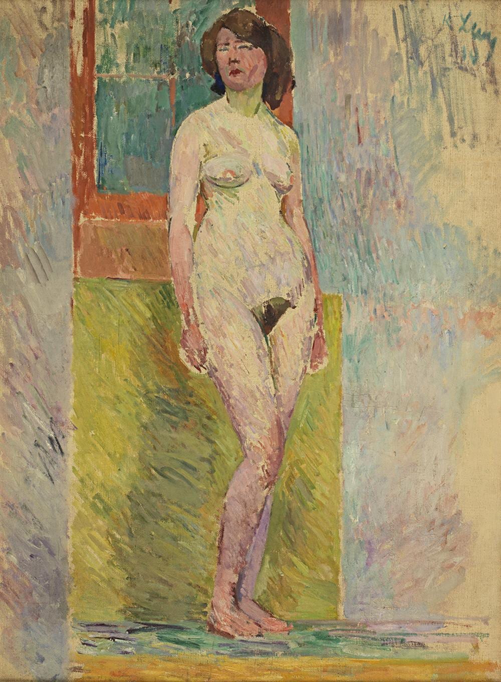 rudolf levy pomerania 1875 1943 nu debout dans l atelier painted in 1910 · Bonhams · 2021-03-03 Rudolf Levy comparable auction result: rudolf levy pomerania 1875 1943 nu debout dans l atelier painted in 1910