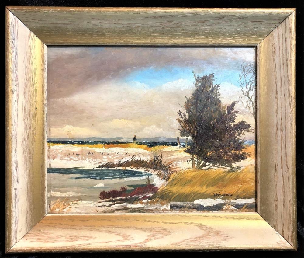Patricia Windrow comparable auction result: patricia hope windrow late 20th century original oil painting on panel measuring 13in x 11in