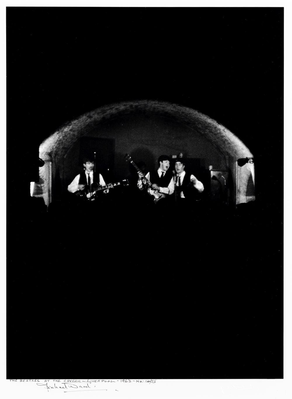 Michael Ward comparable auction result: michael ward british 1929 2011 the beatles at the cavern liverpool