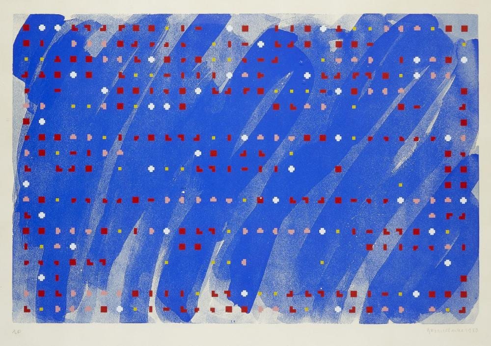Brian Clarke comparable auction result: brian clarke british b 1953 time lag zero 1980 screenprint in colours on wove signed date