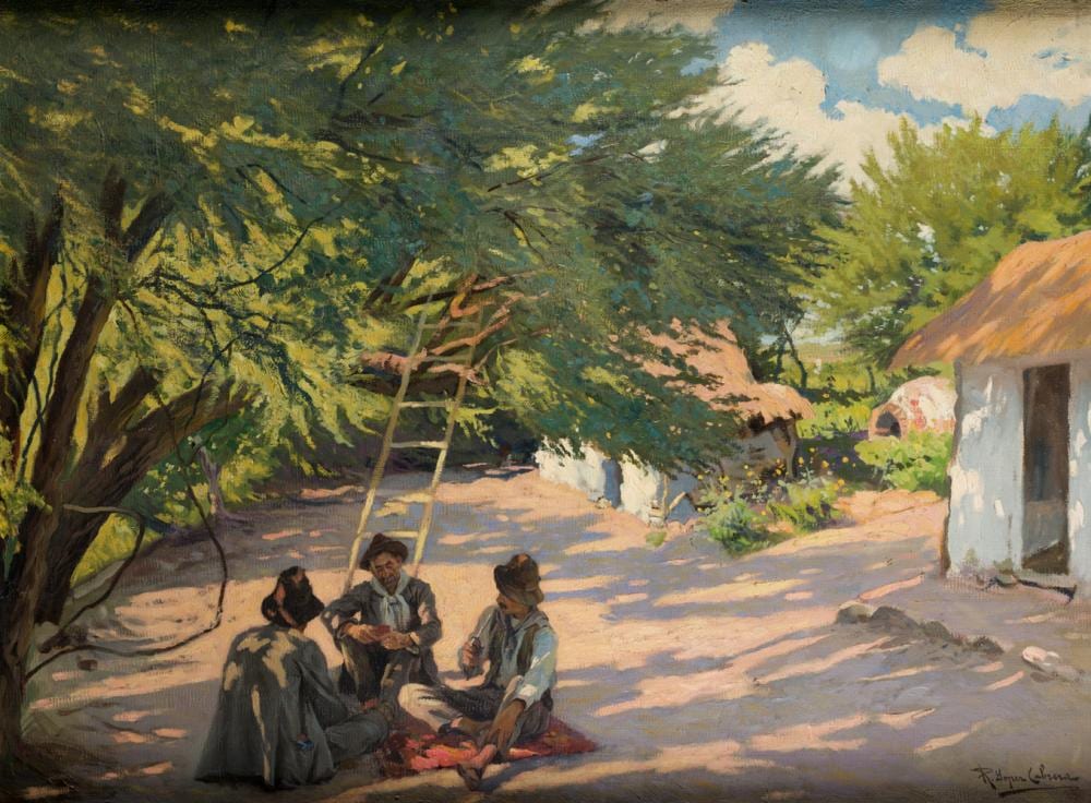 Ricardo Lopez Cabrera comparable auction result: ricardo lopez cabrera 1864 1950 the peasants rest
