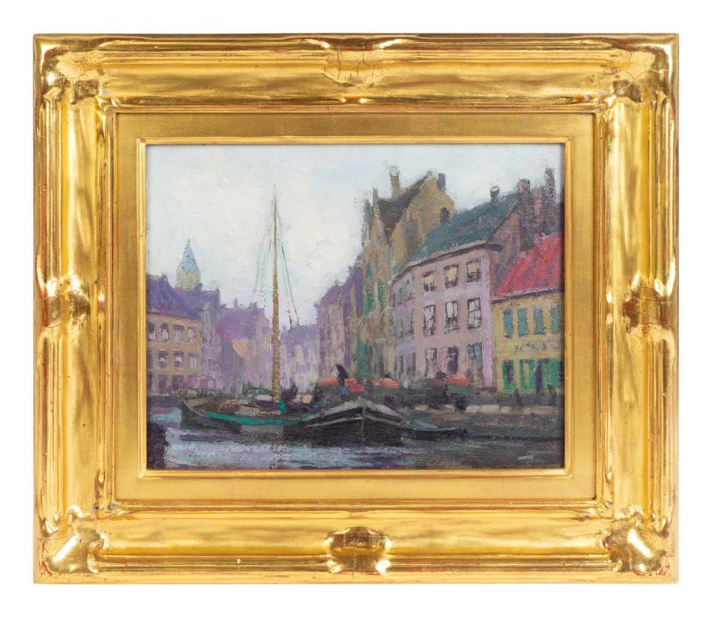 George Herbert Macrum comparable auction result: george herbert macrum american 1878 1970 harbor boats