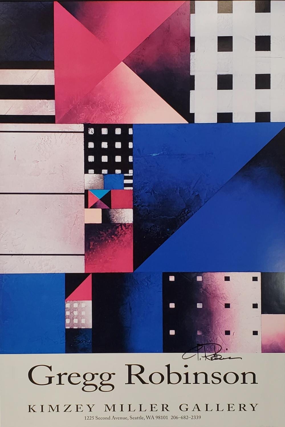 Gregg Robinson comparable auction result: gregg robinson signed kimzey miller gallery poster