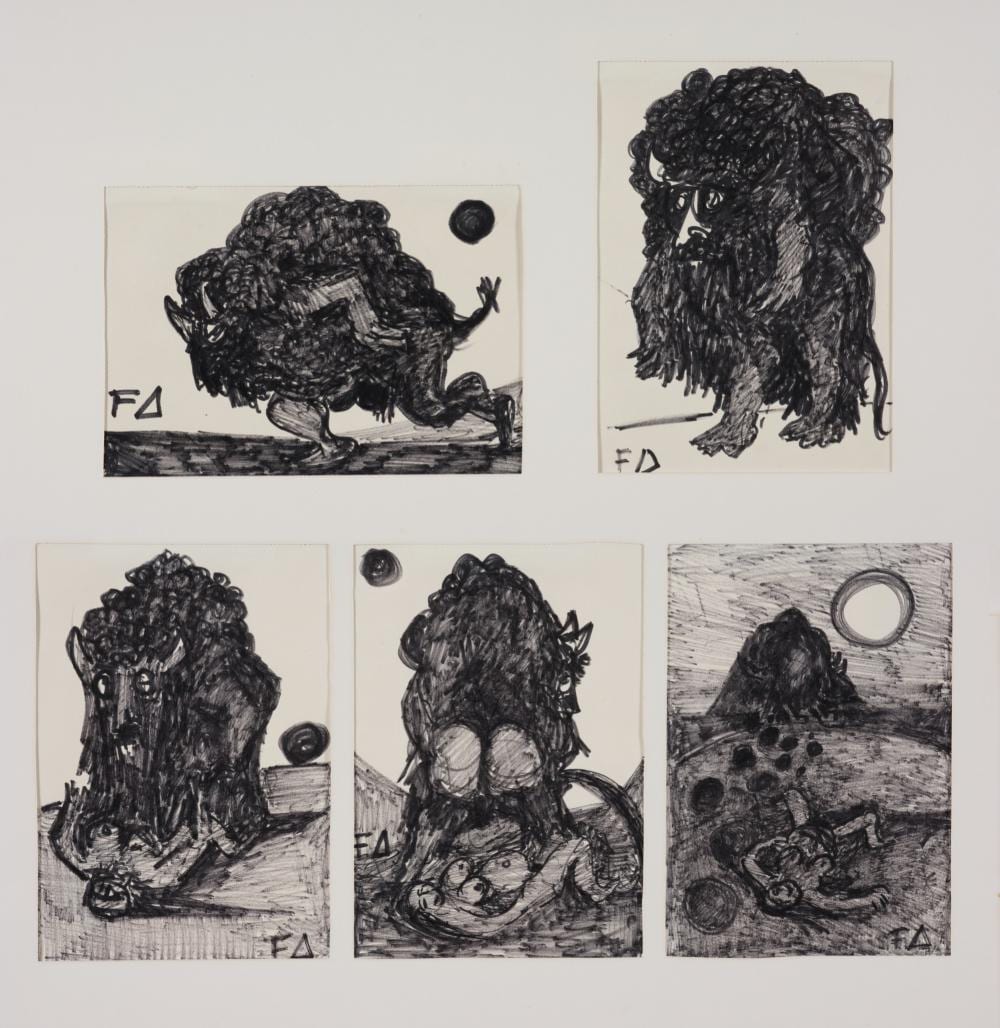 Friedrich Dürrenmatt comparable auction result: friedrich d rrenmatt 1921 1990