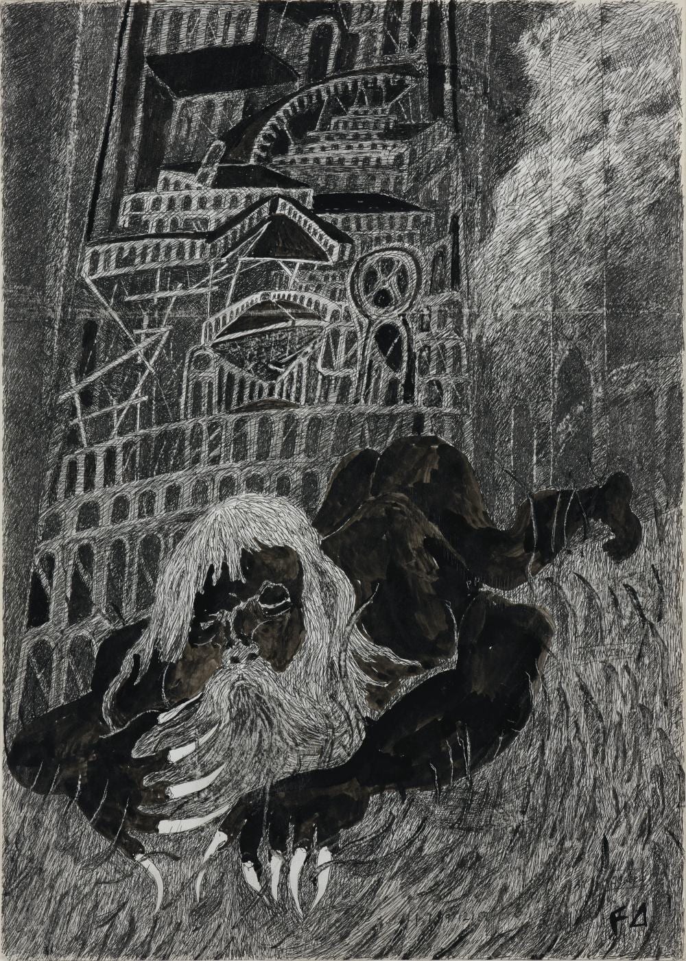 Friedrich Dürrenmatt comparable auction result: friedrich d rrenmatt 1921 1990