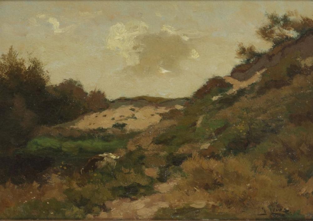 johannes karel leurs the hague 1865 1938 a goat drinking from a small pond in the dunes · Goudwisselkantoor Veilingen · 2021-03-18 Johannes Karel Leurs comparable auction result: johannes karel leurs the hague 1865 1938 a goat drinking from a small pond in the dunes