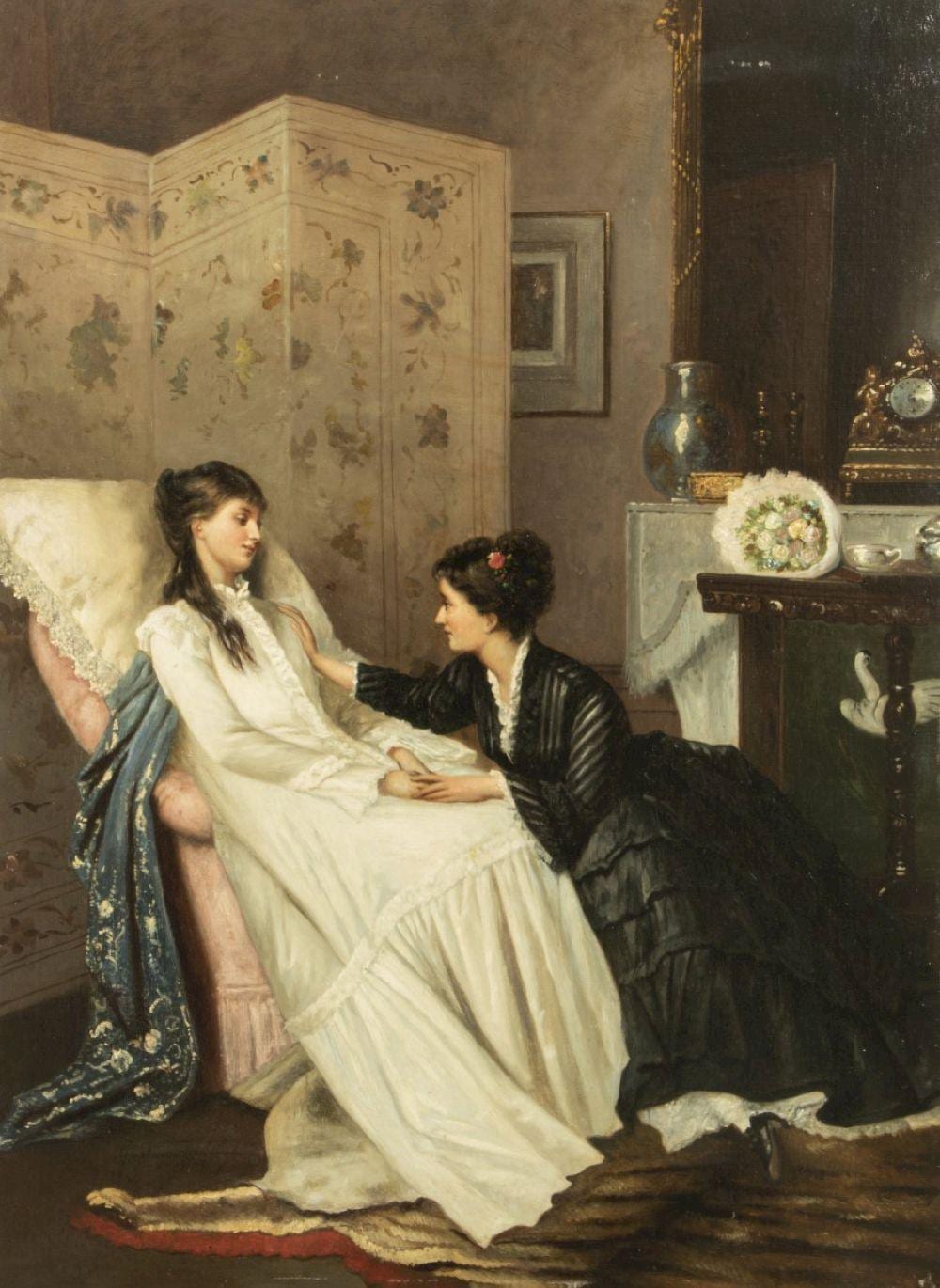 Gustave Léonard de Jonghe comparable auction result: gustave l onard de jonghe kortrijk 1829 1895 antwerp attributed to the recovery
