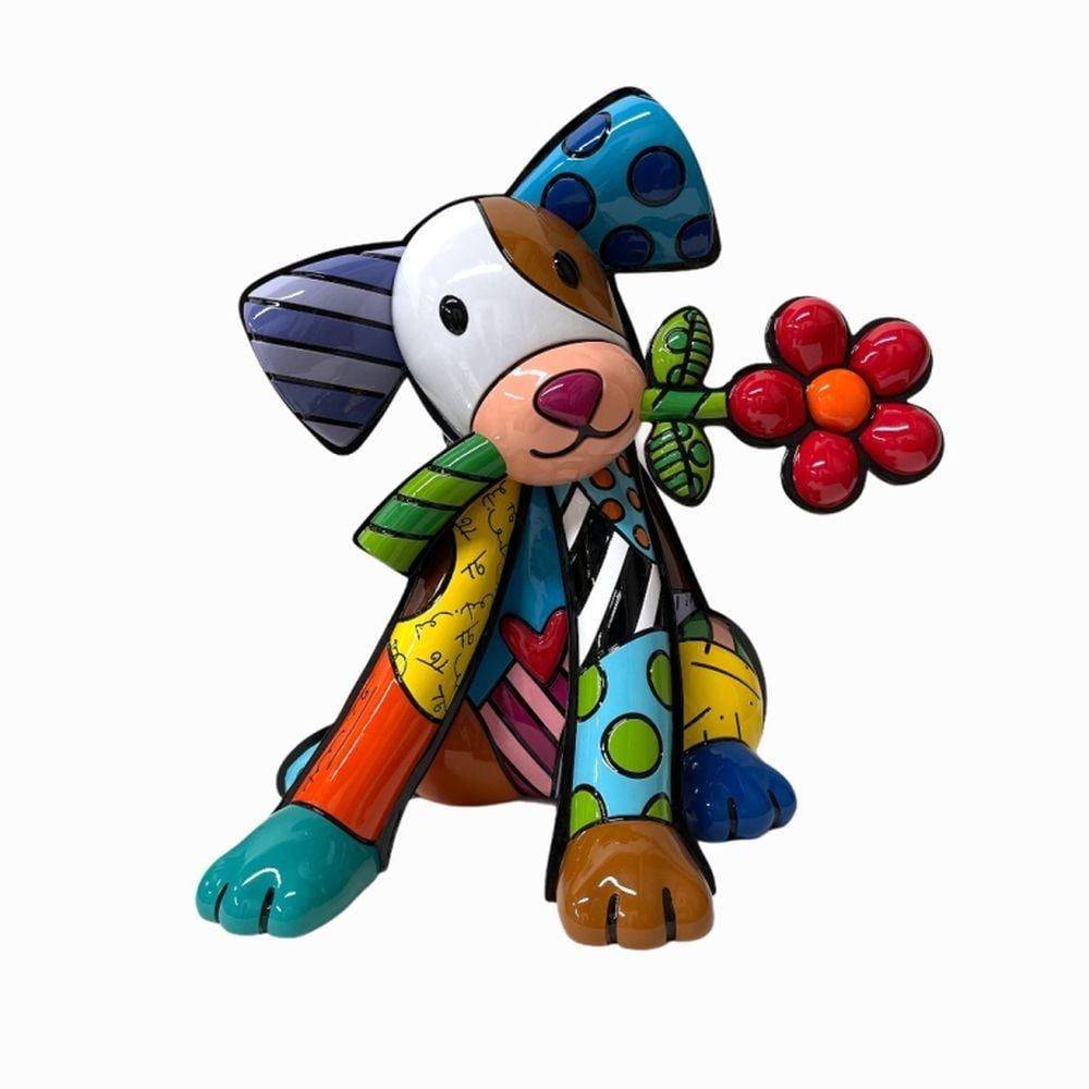 LARGE Romero Britto Dog Sculpture sold by Joshua Kodner, lot 74 — auction record photograph