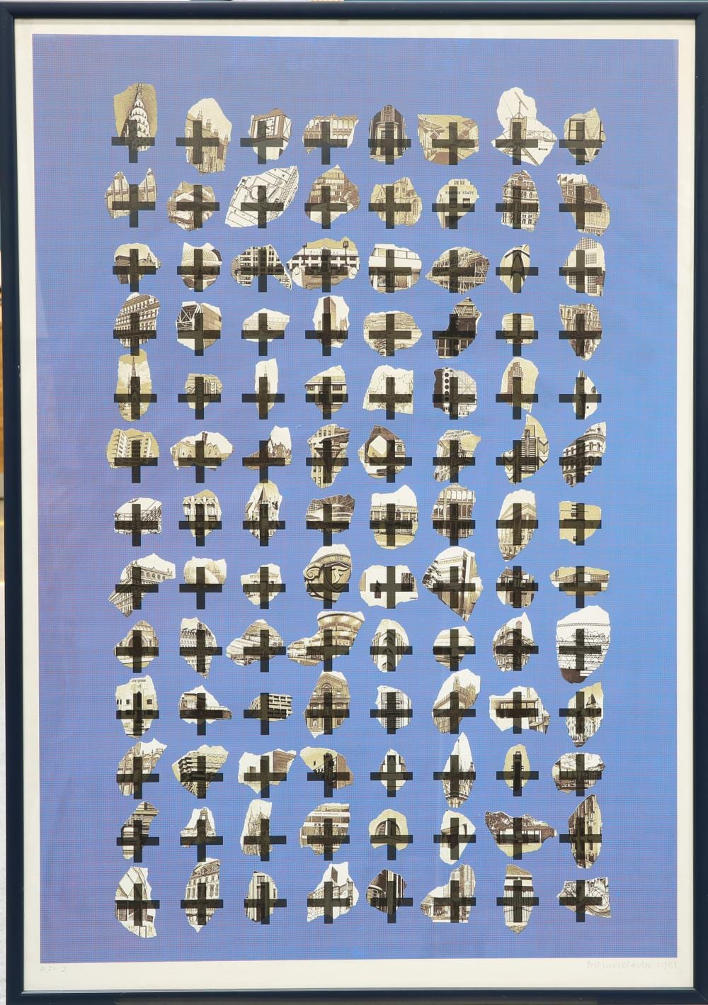 Brian Clarke comparable auction result: brian clarke british born 1953 buildings artist s proof signed and da