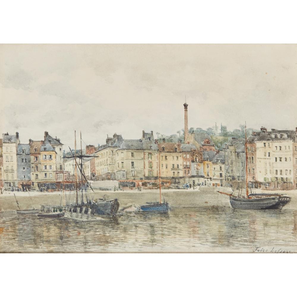 jules lessore french 1849 1892 french harbour · Lyon & Turnbull · 2021-03-10 Jules Lessore comparable auction result: jules lessore french 1849 1892 french harbour