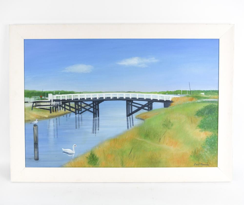 Enid Munroe comparable auction result: enid munroe b 1923 saugatuck bridge