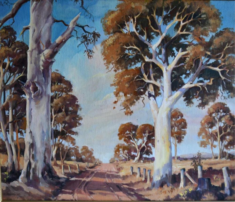 Mark Kaiser comparable auction result: mark kaiser 1933 95 ghost gums 1971