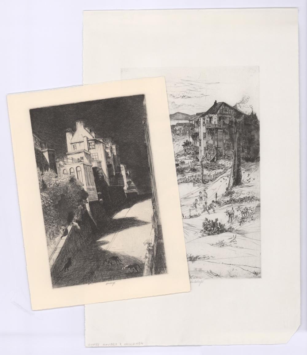 John W. Winkler comparable auction result: john w winkler signed etchings 2