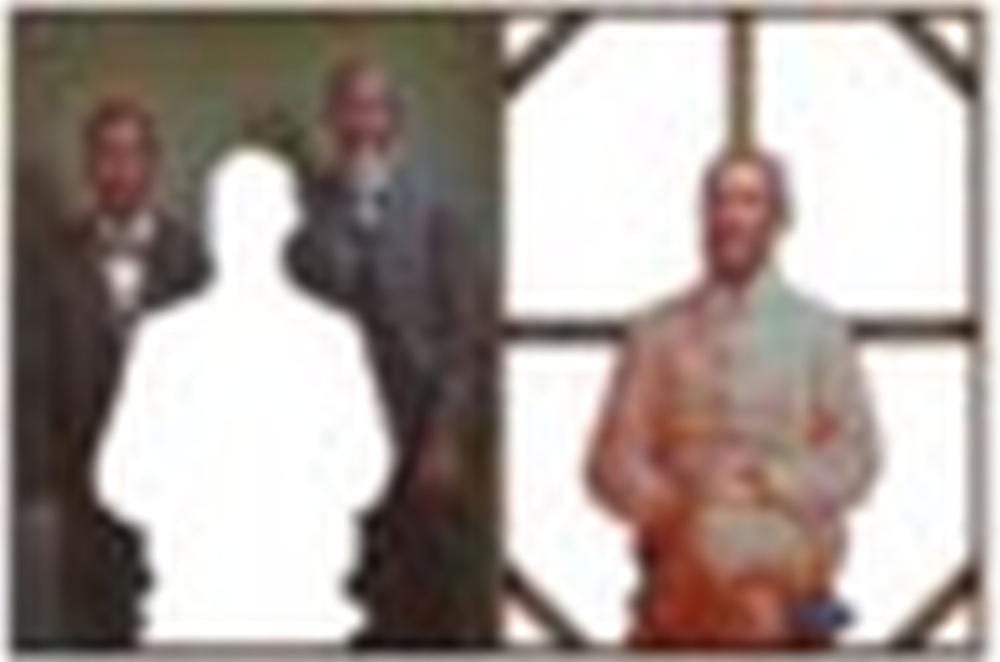 Titus Kaphar comparable auction result: titus kaphar b 1976 sacrifice diptych oil on canvas overall 70 x 106 in