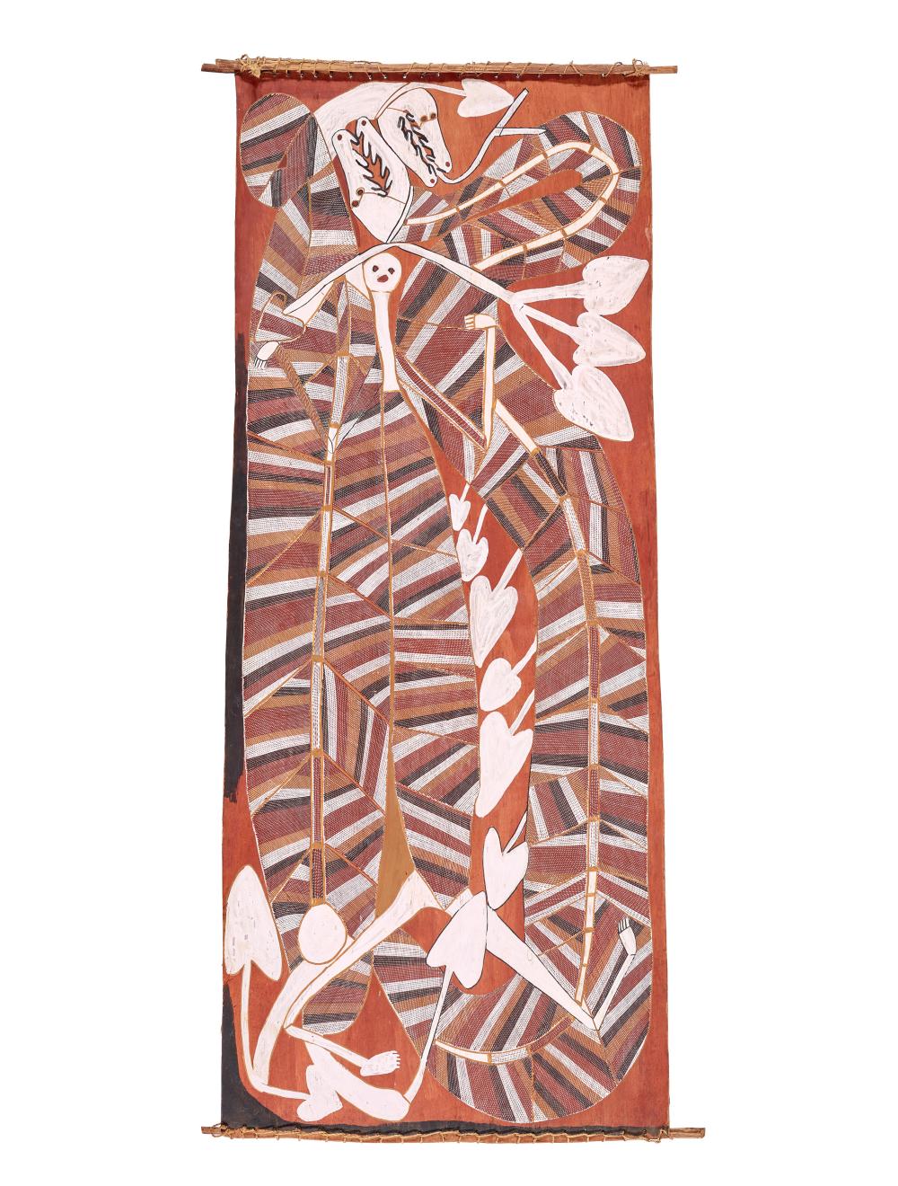 james iyuna rainbow serpent 1984 · Deutscher and Hackett · 2021-03-17 James Iyuna comparable auction result: james iyuna rainbow serpent 1984