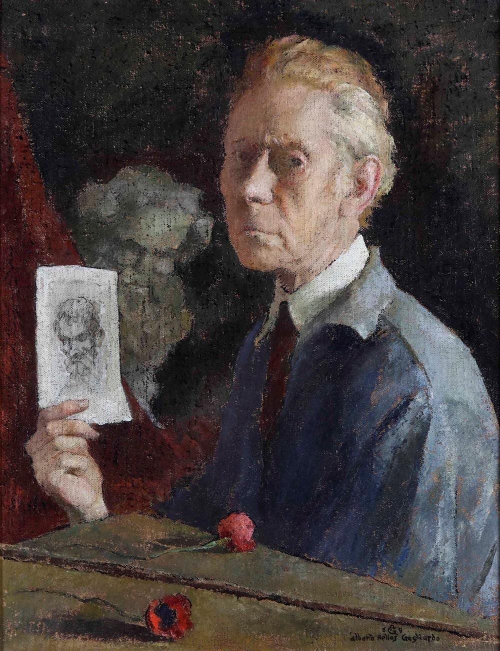 Alberto Helios Gagliardo comparable auction result: alberto helios gagliardo 1893 1987 autoritratto