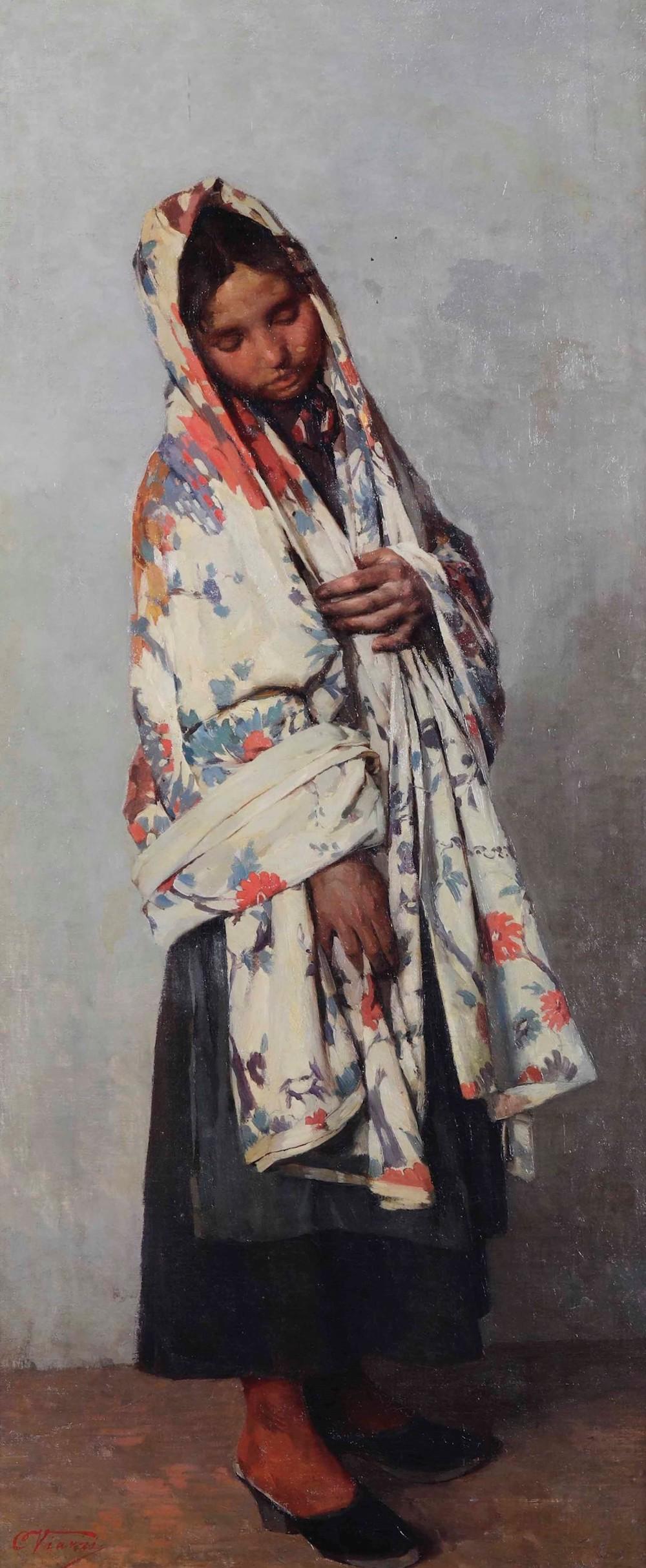 Cesare Viazzi comparable auction result: cesare viazzi 1857 1943 il mezzaro 1889