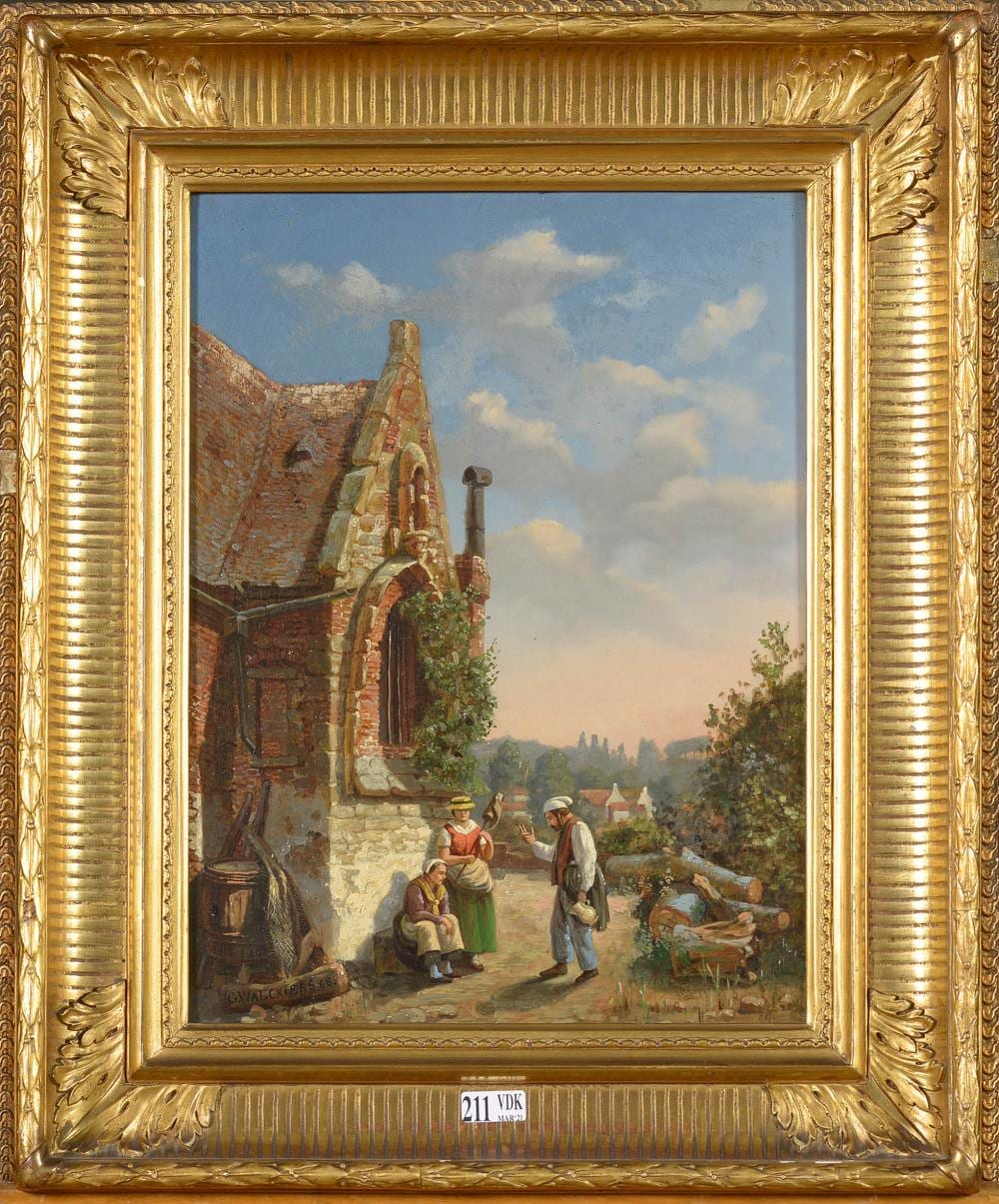 Gustave Walckiers comparable auction result: tableaux