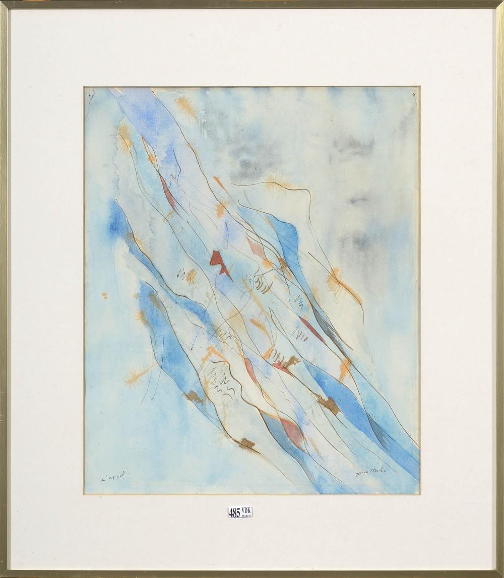 aquarelles · Vanderkindere · 2021-03-24 Emil van Gindertael comparable auction result: aquarelles
