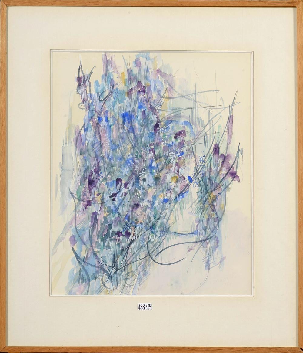 aquarelles · Vanderkindere · 2021-03-24 Emil van Gindertael comparable auction result: aquarelles