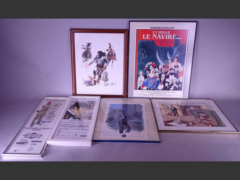 Andre Juillard comparable auction result: comics posters