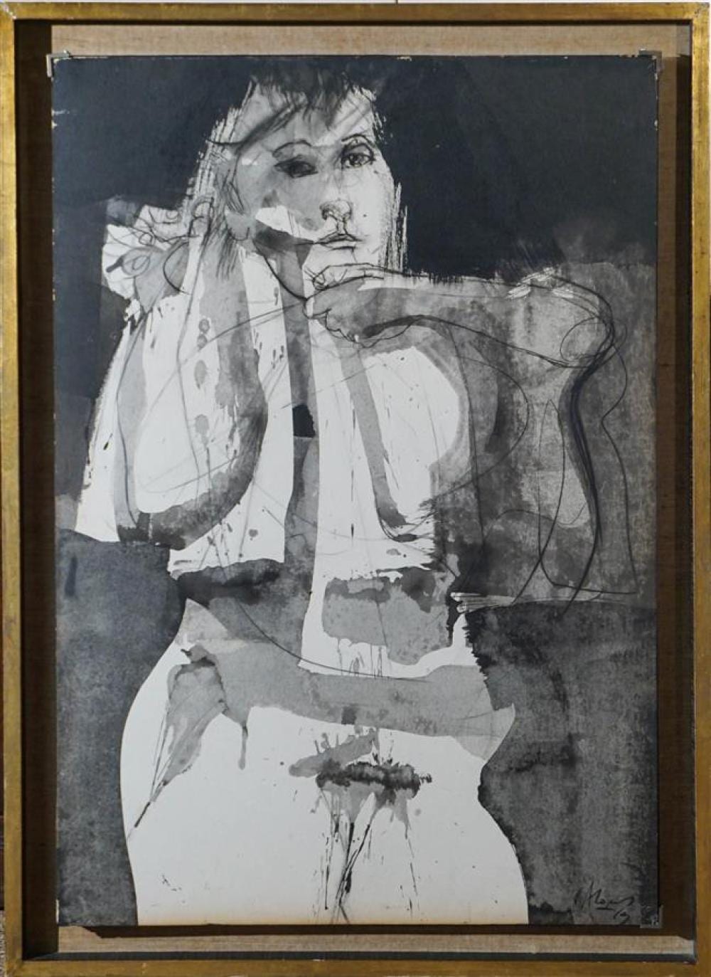 Carlos Alonso comparable auction result: carlos alonso argentine b 1929 figura de mujer