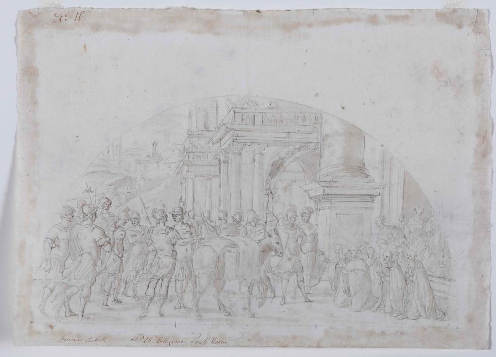 Bernardo Castello comparable auction result: bernardo castello genova 1557 1629 ingresso trionfale in citt