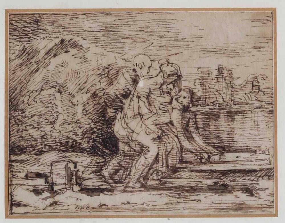 Fortunato Duranti comparable auction result: fortunato duranti 1787 1863 attribuito a fuga in egitto