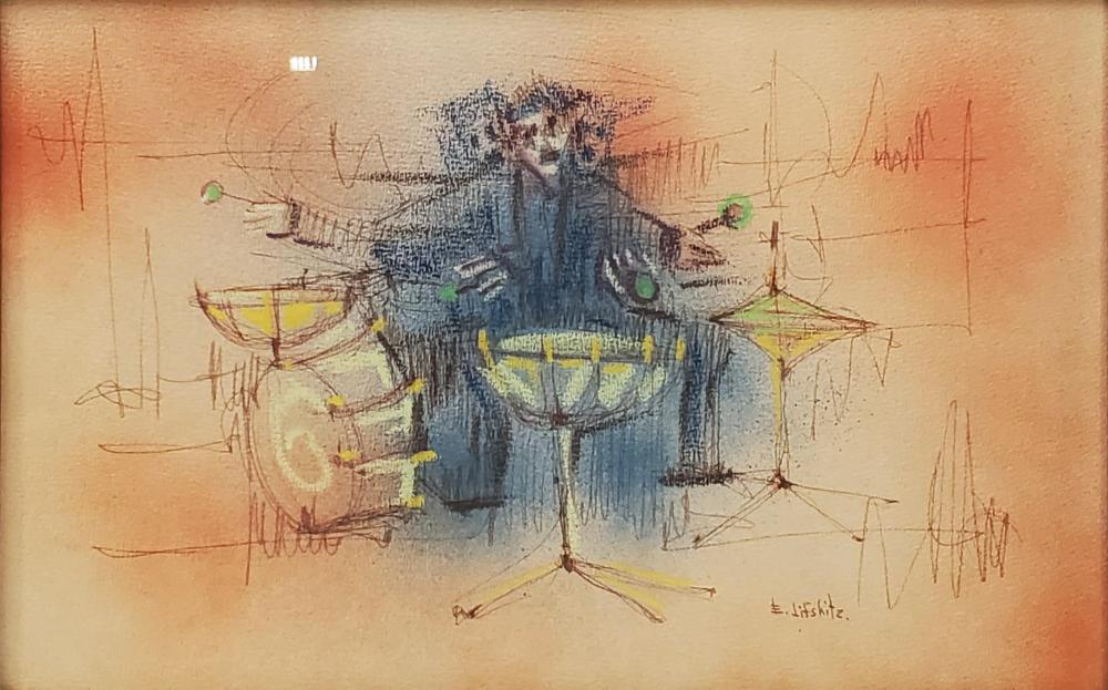 ephraim lifshitz 1909 2004 pastel on paper · EJ'S Auction & Appraisal · 2021-03-06 Ephraim Lifshitz comparable auction result: ephraim lifshitz 1909 2004 pastel on paper