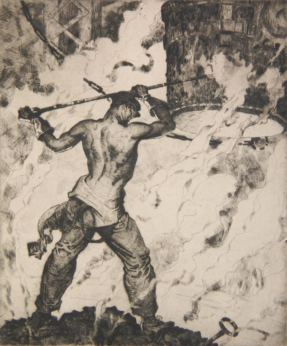 James (1941) Allen comparable auction result: james allen etching