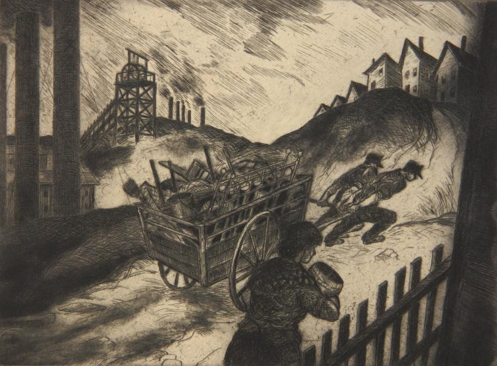 michael gallagher etching · Rachel Davis Fine Arts · 2021-03-20 Michael Gallagher comparable auction result: michael gallagher etching
