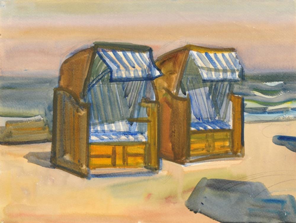 Horst Weber comparable auction result: horst weber k lpinsee usedom 1964
