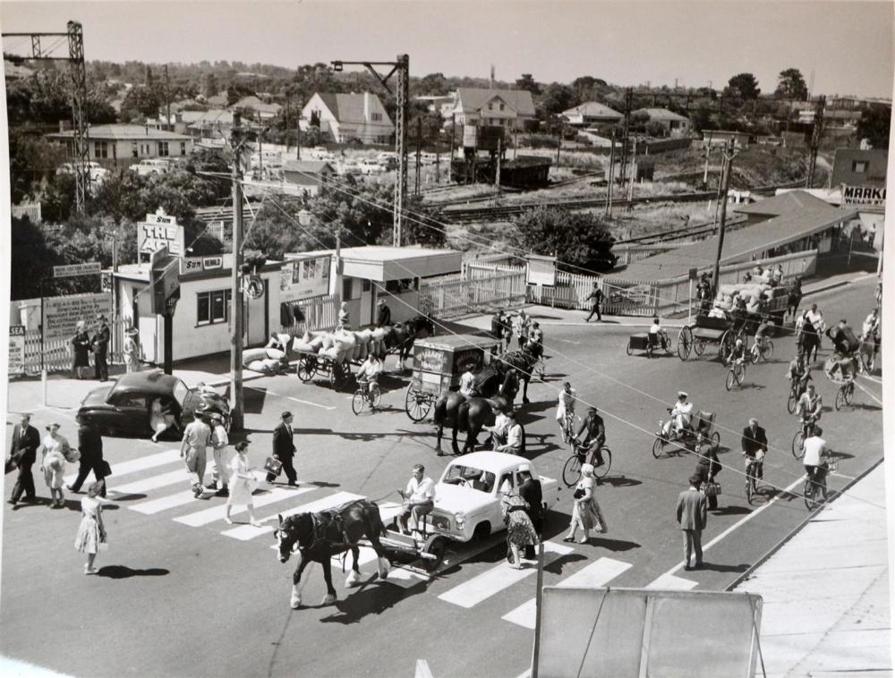 Gordon De Lisle comparable auction result: gordon de lisle stills from on the beach 1959 frankston station with improvised vehicles silver bromide photograph 25 5 x 20cm