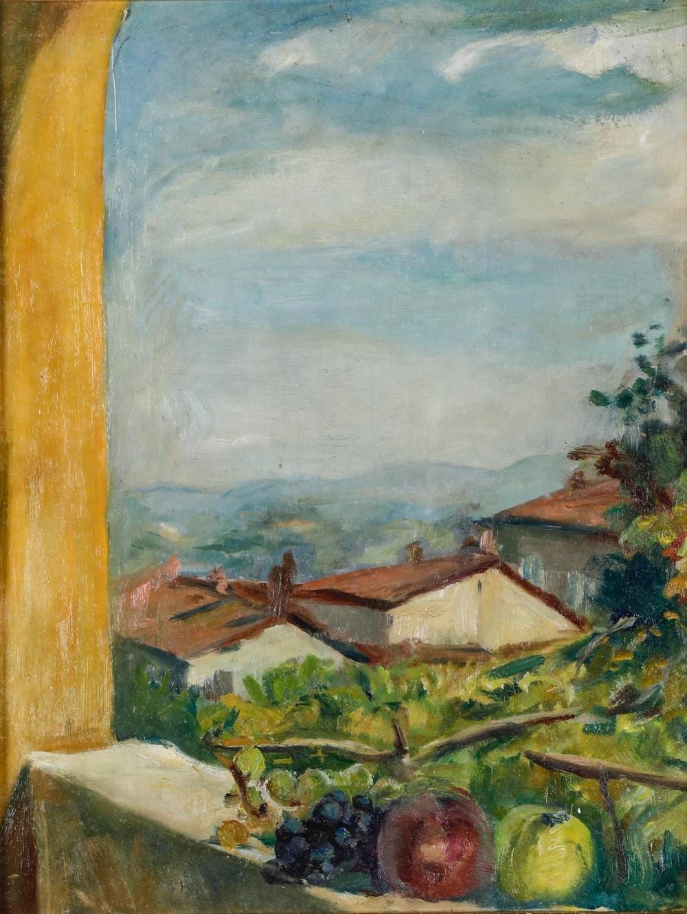 Nikolaj Dmitrievic Milioti comparable auction result: nikolaj dmitrievic milioti landscape with houses