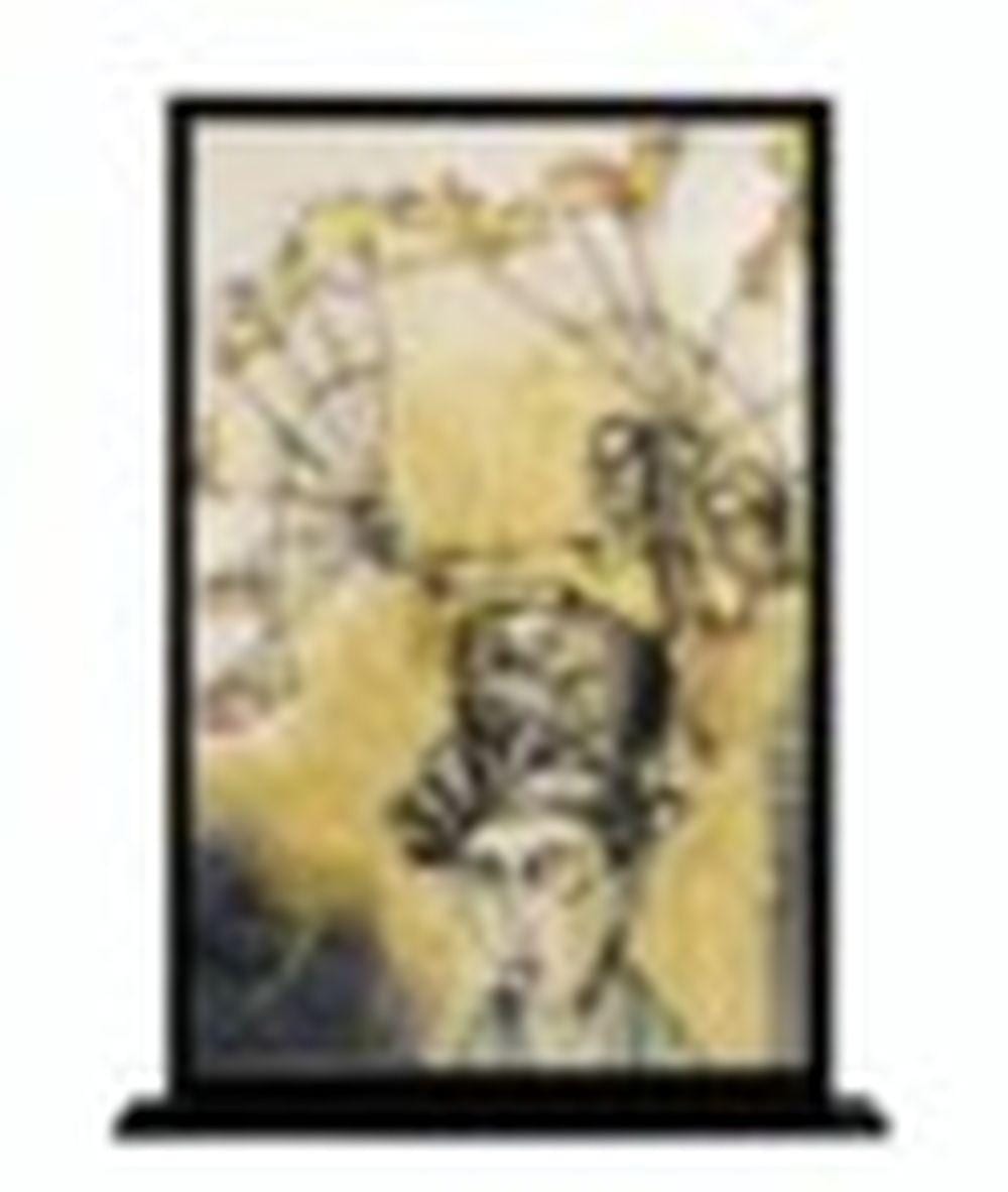 Anju Dodiya comparable auction result: anju dodiya b 1964 flame play watercolor and charcoal on paper and embro