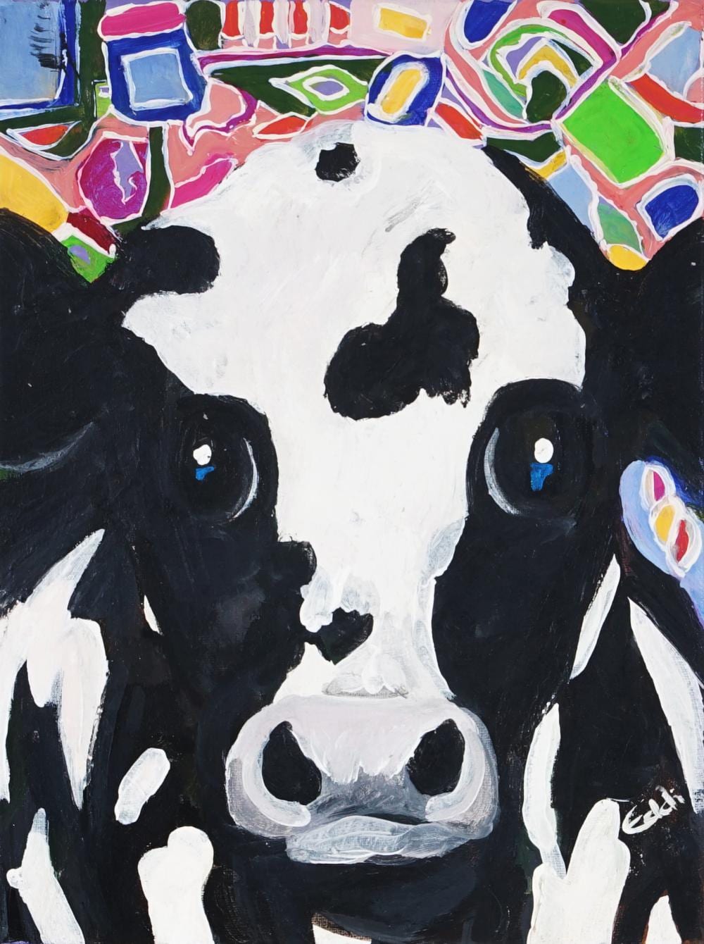 Eddi Kewley comparable auction result: eddi kewley agreeabull 40 x 30 cm