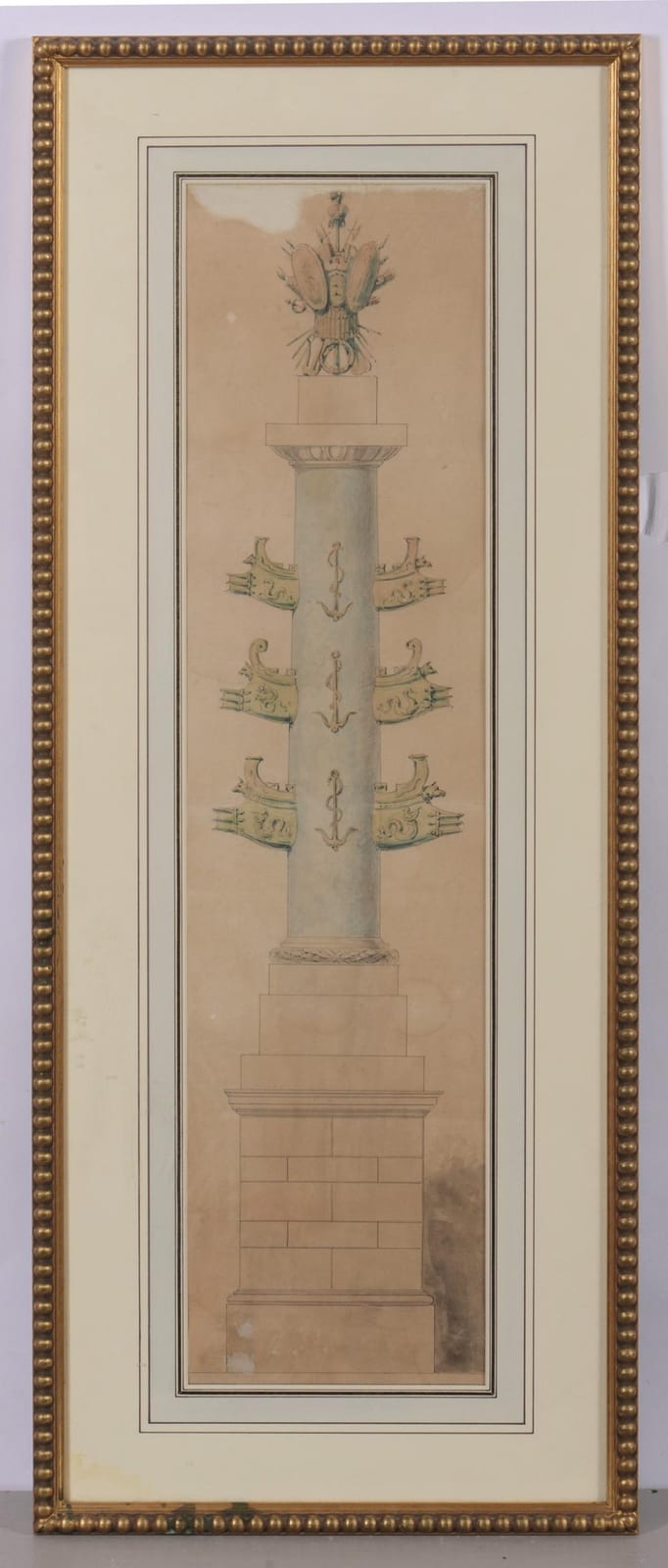 Giuseppe Valadier comparable auction result: giuseppe valadier roma 1762 1839 colonna rostrata