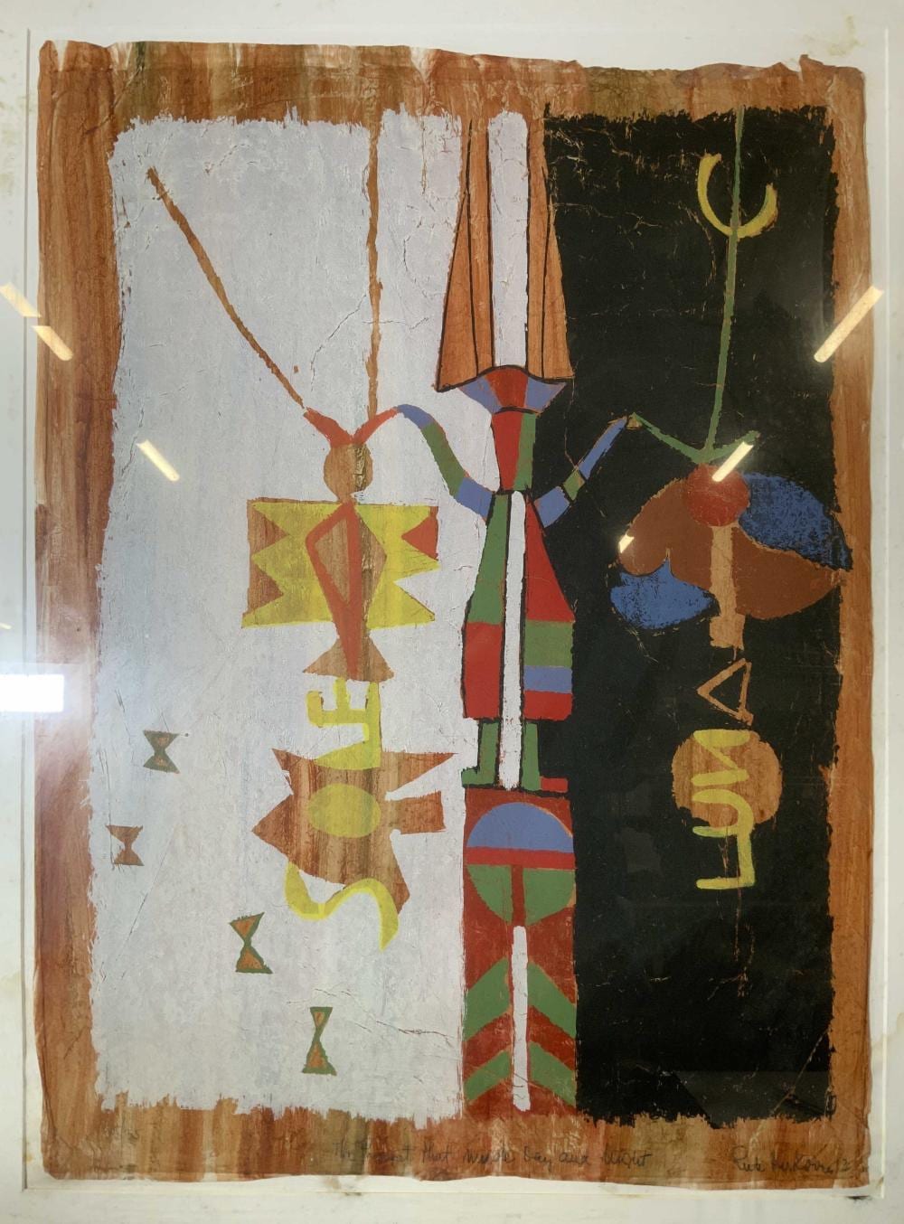 Ruth Kerkovius comparable auction result: ruth kerkovius signed woodcut 1976